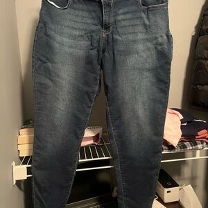 Maurices Dark Blue Skinny Jeans